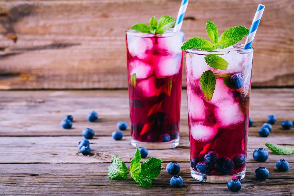 image Blueberry Frozen Sangria