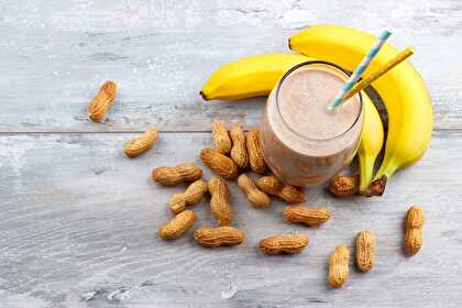 Banana Chocolate Peanut Smoothie