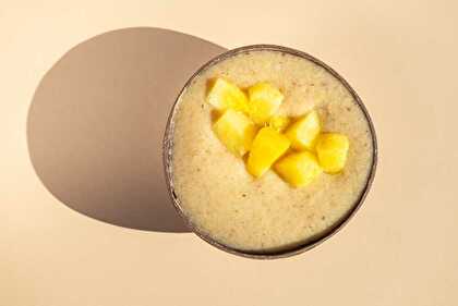 Banana Coconut Pineapple Smoothie