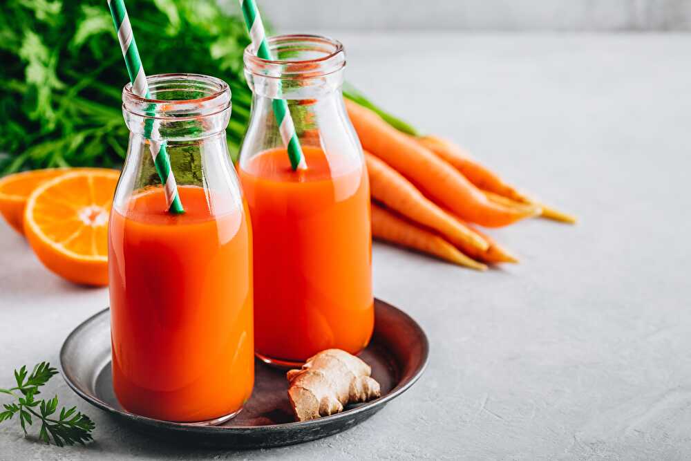 image Carrot Smoothie Orange and Ginger