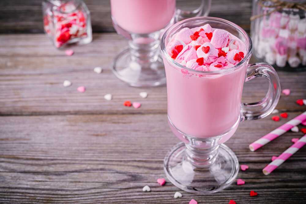 image Chamallows and Rose Smoothie