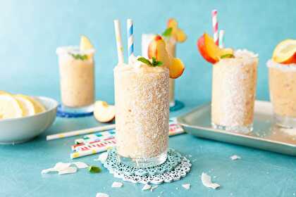 Coconut Peach Smoothie