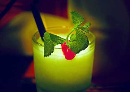 Crocodile Green Cocktail