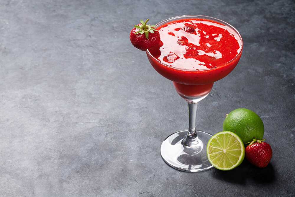 image Daiquiri with Strawberry Soup