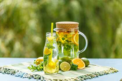 Detox water Citrus mint