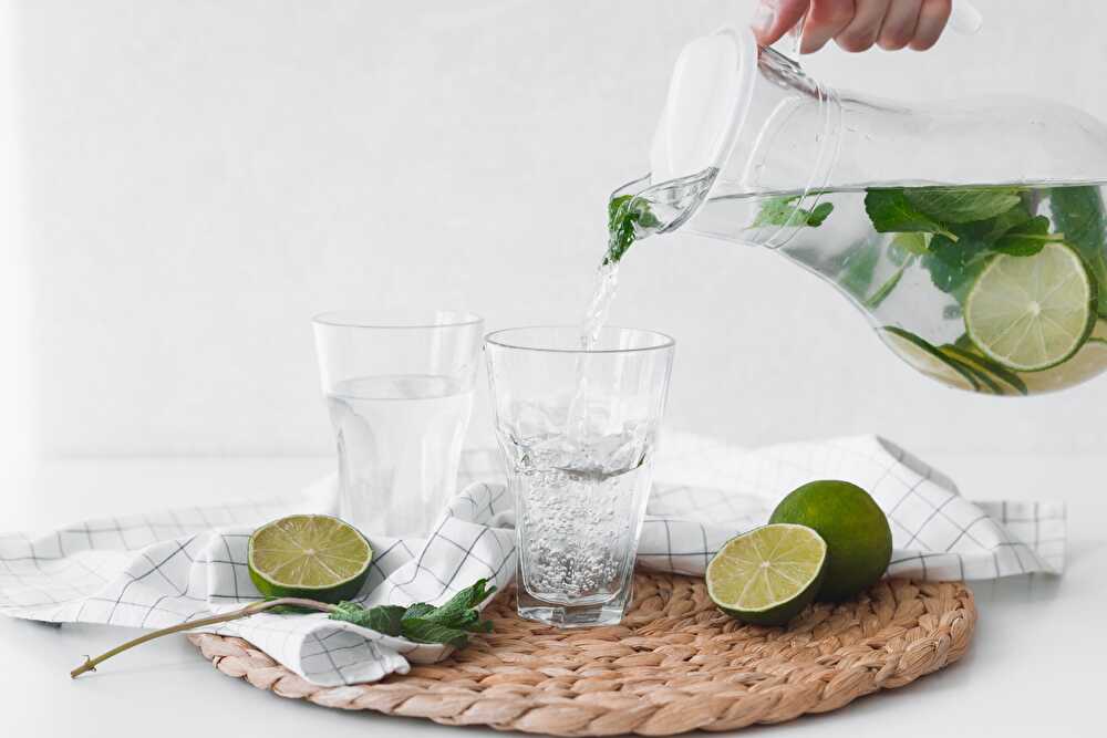 image Detox Water Lime Peppermint