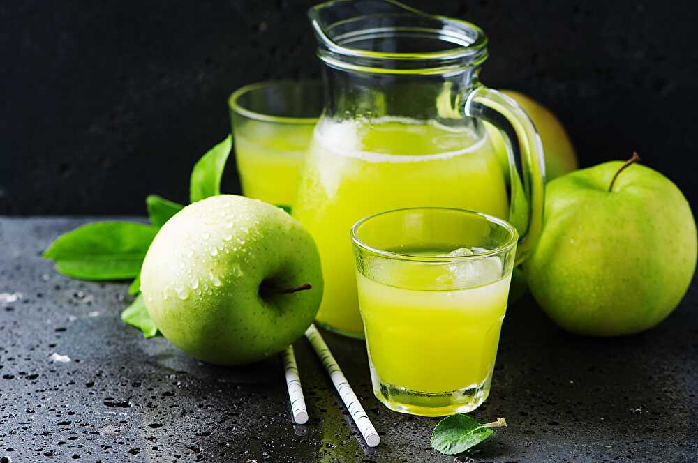 image Green Apple and Lemon Juice