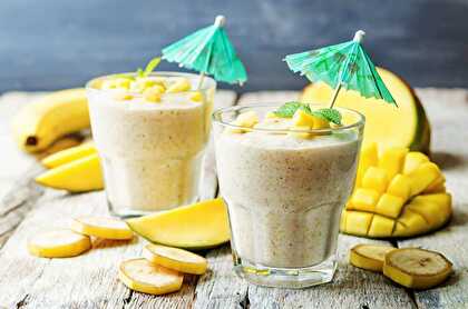 Mango Banana Thermomix Smoothie