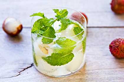 Mint Litchi Punch