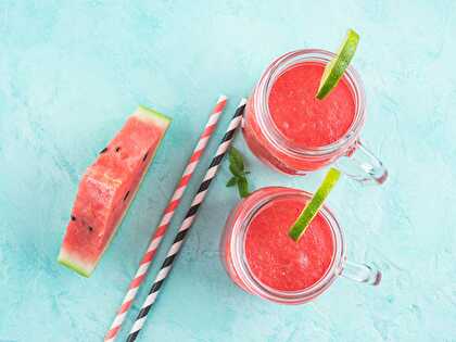 Mint watermelon smoothie