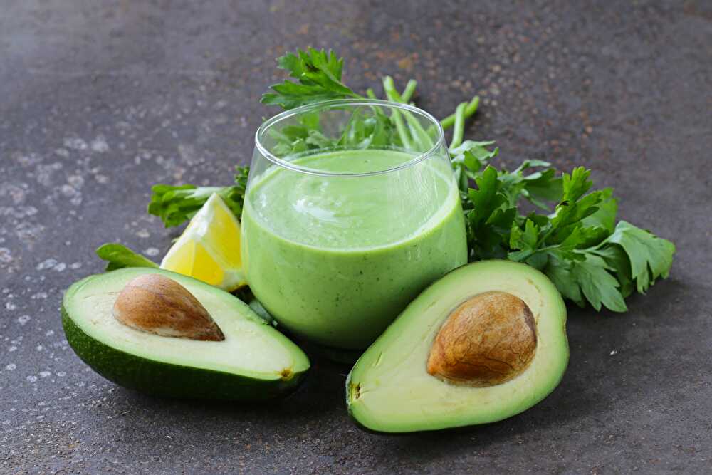 image Parsley avocado smoothie