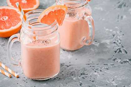 Peach and Apple Grapefruit Smoothie