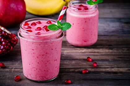 Pomegranate smoothie