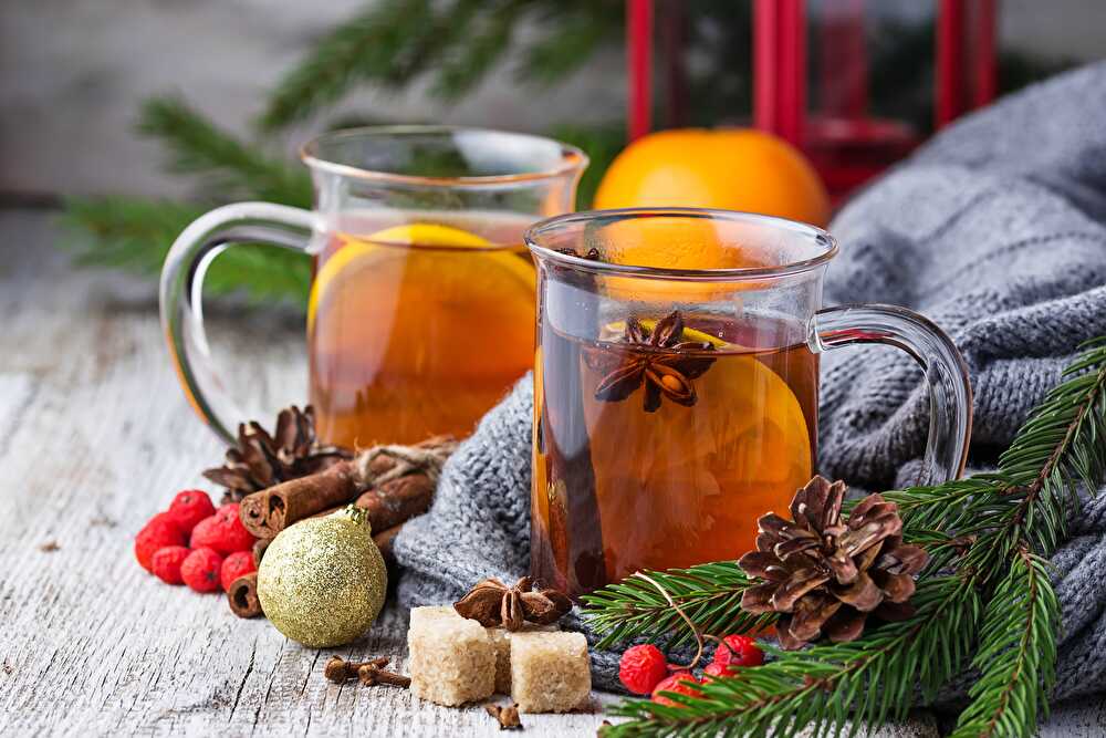 image Preparation for black Christmas tea