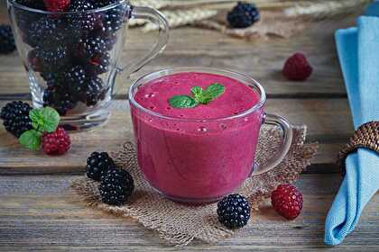 Raspberry Blackberry Smoothie