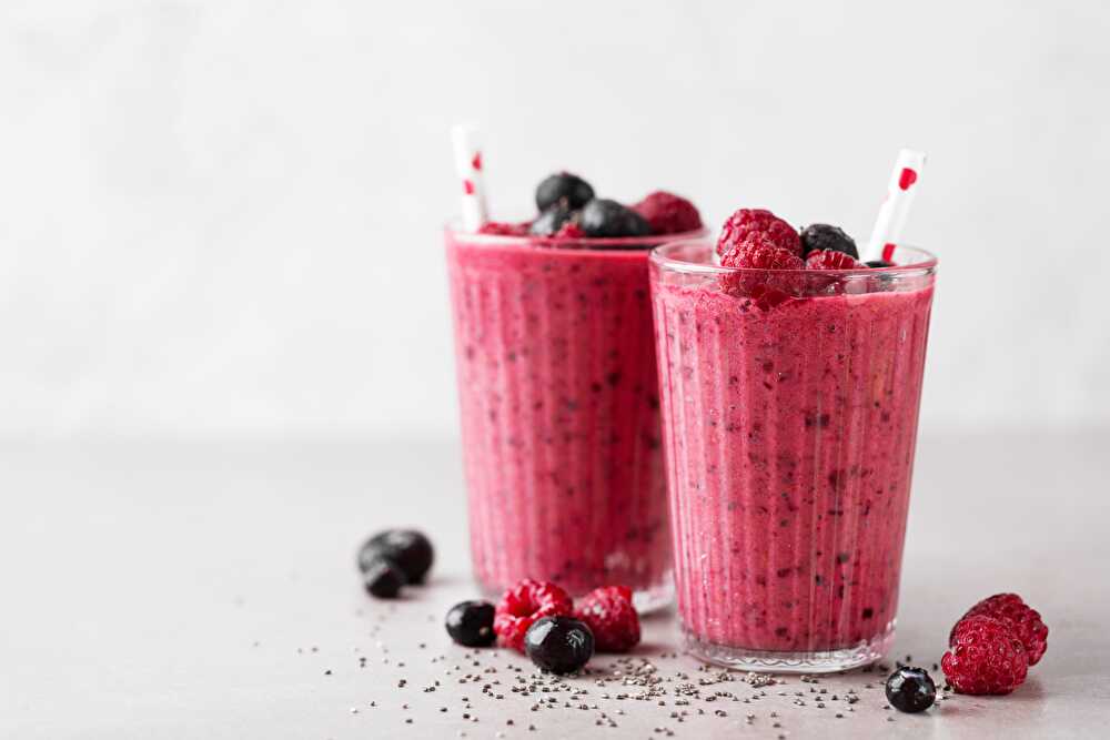 image Red Fruit and Vanilla Smoothie