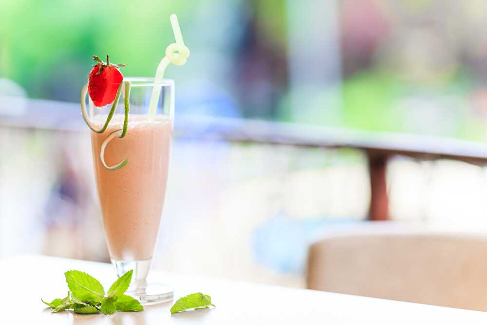 image Strawberry and Mint Smoothie