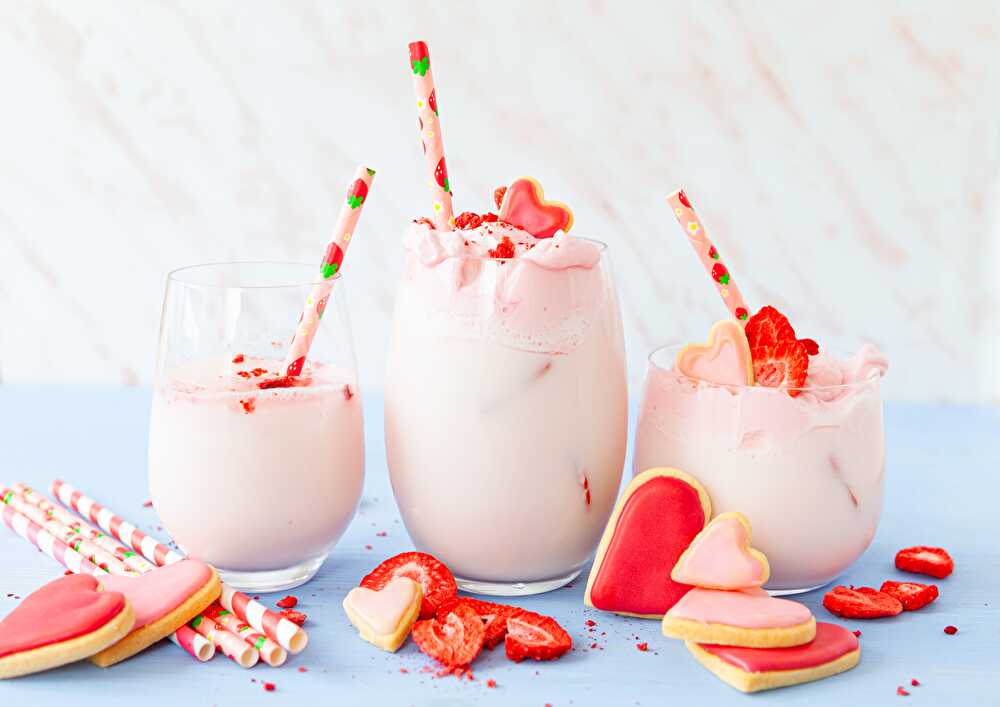 image Strawberry milkshake