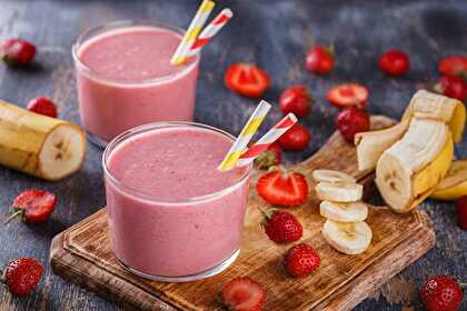 Sweet Strawberry Banana Smoothie