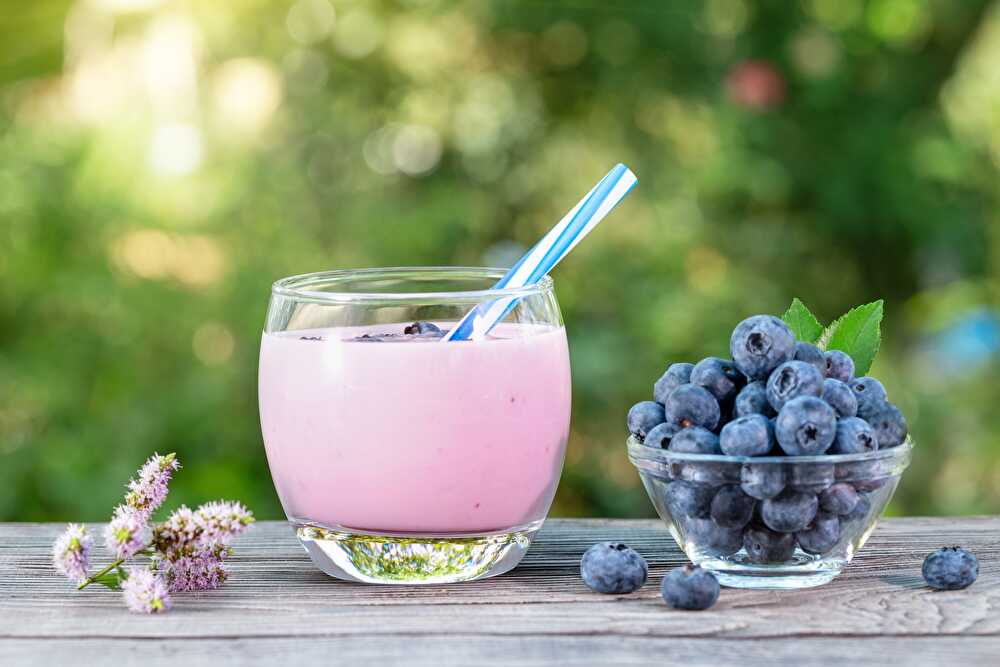 image Vanilla Blueberry Smoothie