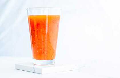 Mixed Apple, Orange and Strawberry Juice