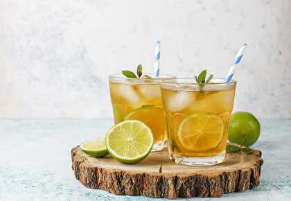 Tangerine mojito