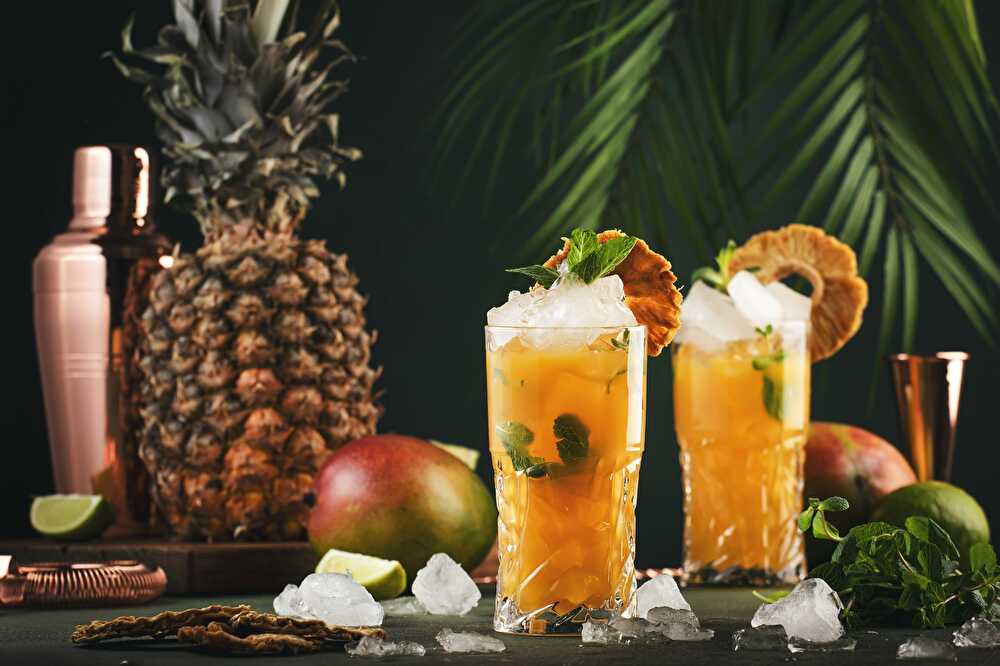 image Pineapple mango cocktail