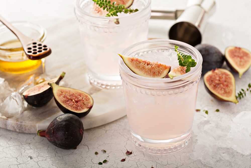 image Fig, Honey and Thyme Cocktail
