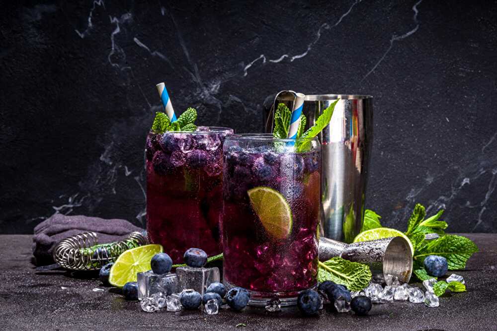 image Blueberry Mojito, a Fresh Breeze