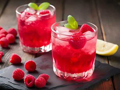 Raspberry Sensation Virgin Mojito