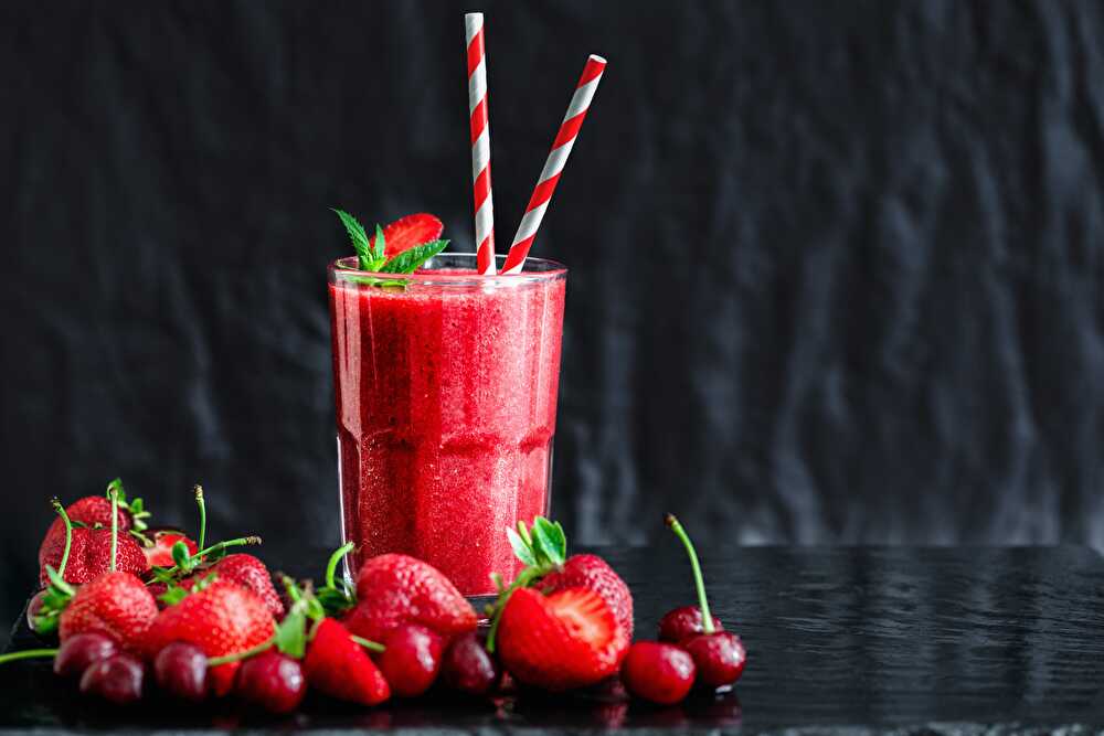 image Strawberry-Cherry Granita