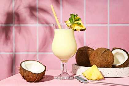 Non-Alcoholic Simple Piña Colada