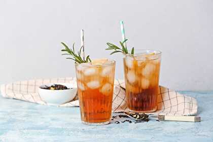 Sparkling Gin Iced Tea