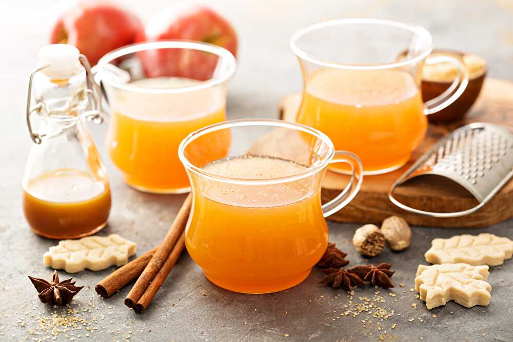 image Hot Apple Cider with Salted Caramel