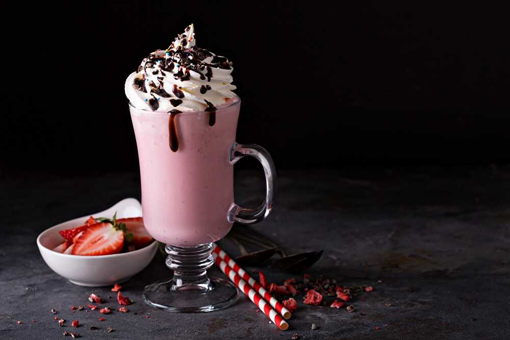 image Milkshake Sensation: Strawberry and White Chocolate