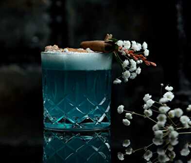 Tropical Azure Blue Cocktail