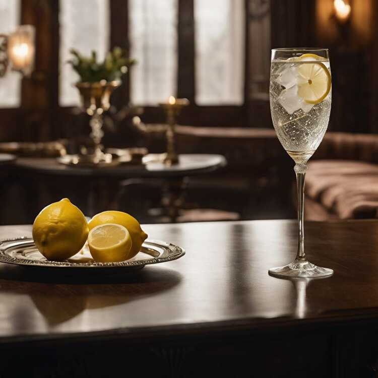 image Alcohol-Free Cryogenized Lemon Perrier Cocktail