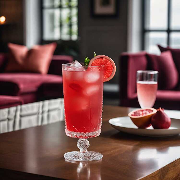 image Cranberry-Guava Alcohol-Free Cocktail