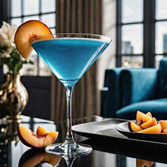 Peach Azure Cocktail