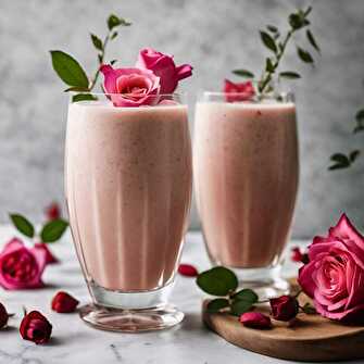 Rose and Cardamom Lassi