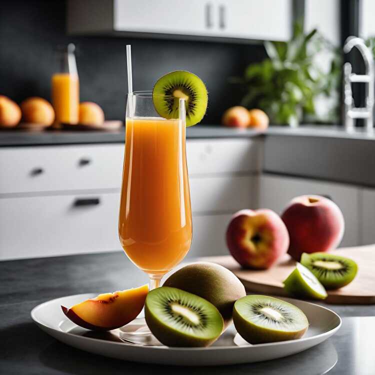 image Tropical Fruit Juice : Kiwi, Apple, Peach