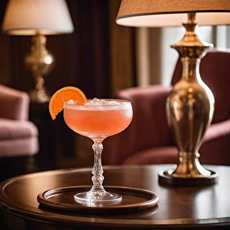 Peach-Cranberry Vodka Cocktail