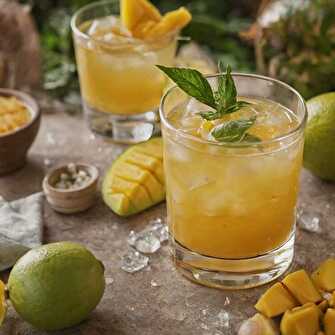 Exotic Mango and Turmeric Cocktail
