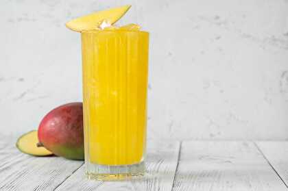 Mango and Cachaça Tropical Cocktail