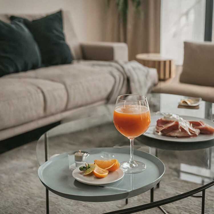 image Porto-Melon and Serrano Ham Cocktail