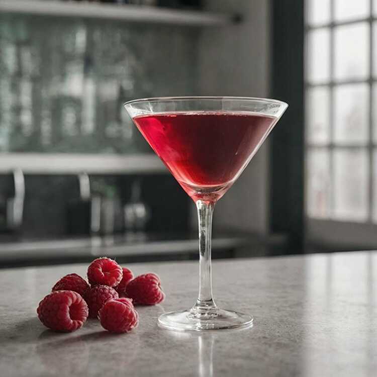 image Raspberry-Mint Martini