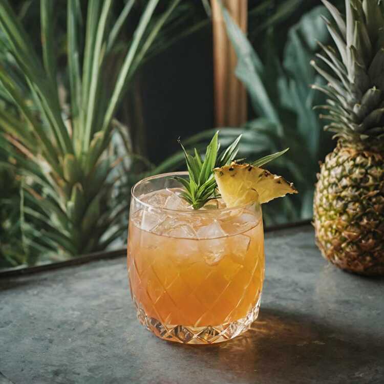 image Tropical Gin and Elderflower Cocktail