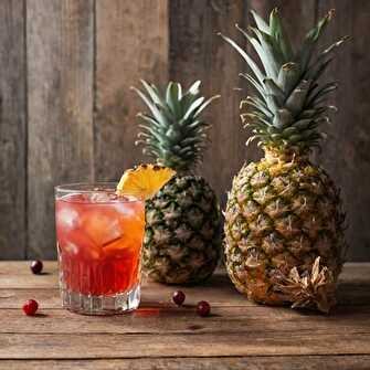 Tropical Tequila-Cranberry Cocktail