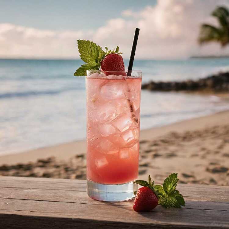 image Tropical Vodka Guava Cocktail