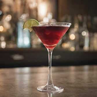 Waltz of Flavors - Vodka and Crème de Cassis Cocktail